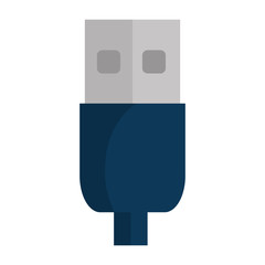 usb connector wire icon vector illustration design