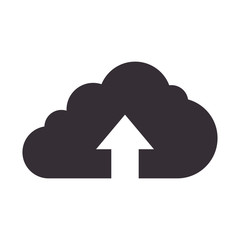 cloud computing isolated icon vector illustration design