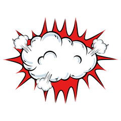 expression pop art icon vector illustration design