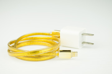 Fototapeta premium smartphone charger battery