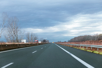 Traffic on highway