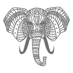 elephant animal big isolated vector illustration design