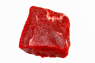 Raw beef for roast  . Insulated.