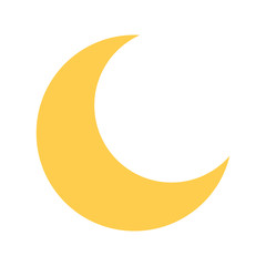 Fototapeta na wymiar cute moon isolated icon vector illustration design