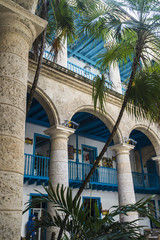 Cuban courtyard in Havana