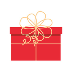 gift box present isolated icon vector illustration design