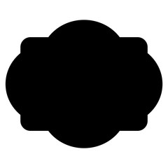 frame icon. Banner sticker badge and decorative theme. Isolated design. Vector illustration