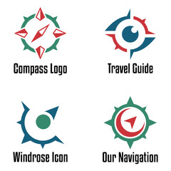 Compass Eye - Adventure and Travel Logo Template Set