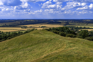 Fototapeta na wymiar english agricultural countryside
