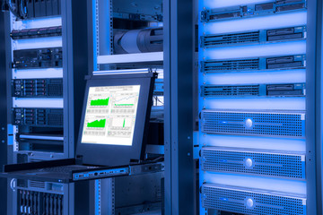 Monitor of monitoring system in data center room