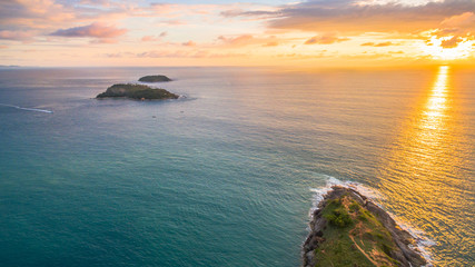 Phomthep cape the best view point in Thailand.the sun go down at Phomthep cap every day.a lot of  tourists come to Phomthep cape for watching sunset