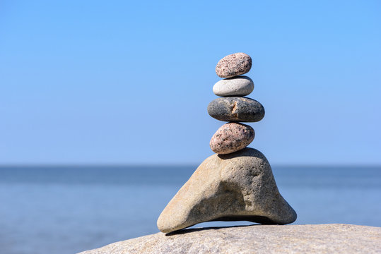 Pinnacle of stones
