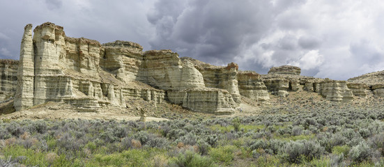 The Pillars of Rome, Malheur County, Southeastern Oregon, Wester