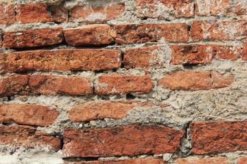 Obraz premium Old brick wall. Abstract background with old brick wall., Soft focus