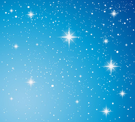 vector background with flying snowflakes