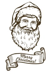 Santa Claus. Happy New Year. Merry Christmas