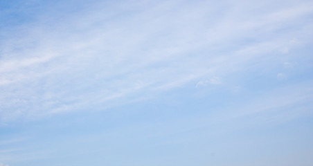 landscape soft cloud and blue sky