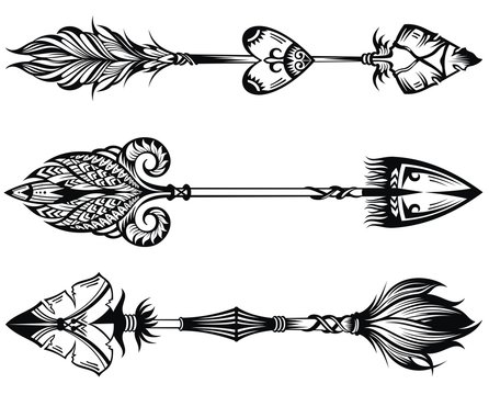 Native American gold temporary Tattoo 14 tatoos bird arrow feather dream  catcher | eBay
