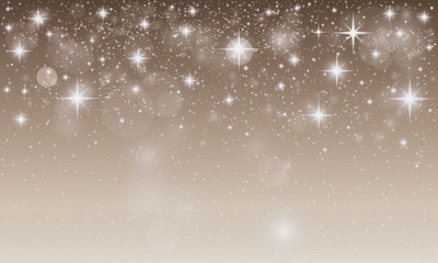 
vector background with flying snowflakes