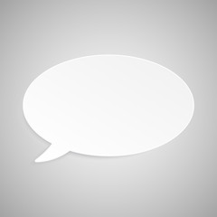 Paper Banner. Vector. Mockup. Speech bubble.