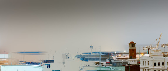 Overlooking the harbor in Port Elizabeth