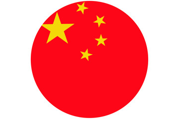China flag ,3D China national flag illustration symbol. 