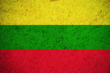 Lithuania flag ,Lithuania national flag illustration symbol.