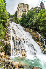 Wasserfall in der Altstadt von Bad Gastein