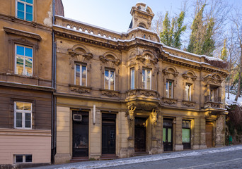 Fototapeta na wymiar architecture of Zagreb. Croatia.