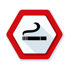 No Smoking area sign