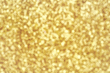 Christmas background and golden abstract glitter defocused backg