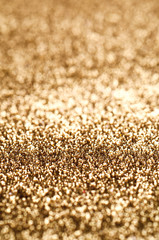 Abstract the gold light for holidays background.