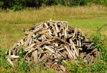 Rural Stack Firewood