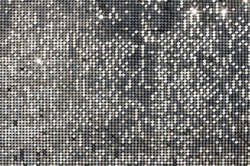 Fototapety  Silver background mosaic with light spots and stars