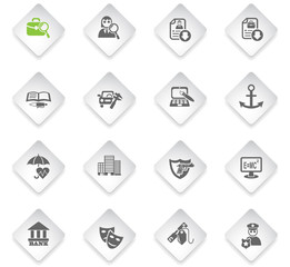 job search icon set