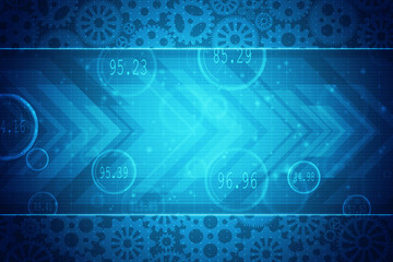 Digital Abstract business background,2d illustration