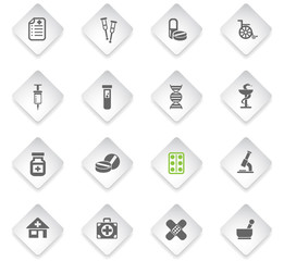 pharmacy icon set