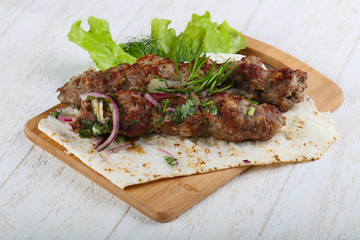 Lamb kebab