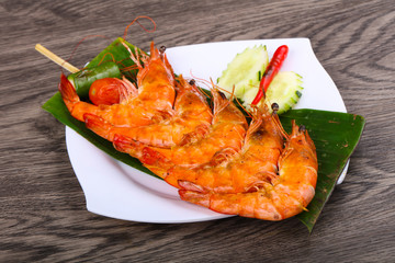 Prawn skewer