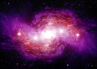 galaxy in a free space