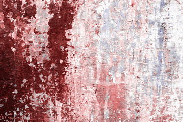 Fototapeta premium Wall fragment with scratches and cracks
