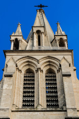 Fototapeta na wymiar Church of Saint Anne (1869) in Montpellier. France.