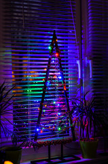 modern christmas light decoration