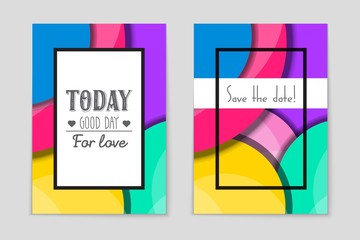 Obraz premium Abstract vector layout background for web and mobile app, art template design, list, page, mockup brochure theme style, banner, idea, cover, booklet, print, flyer, book, blank, card, ad, sign, sheet.