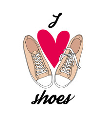 I love shoes poster