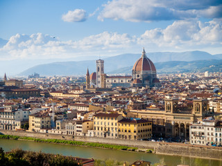 Fototapeta na wymiar Preciosa vista de Florencia