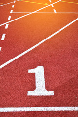Running track number