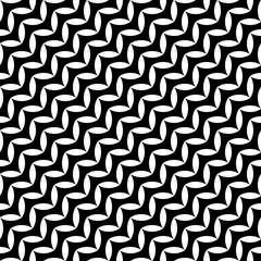 Abstract geometric black and white graphic design deco pattern