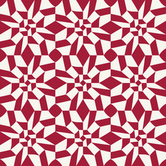 Abstract geometric red graphic design unique pattern