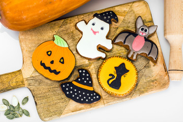 Gingerbread for Halloween. Funny Holiday Food  Children